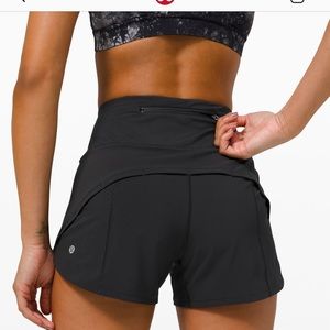 Lululemon speed up line shorts - black